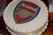 Arsenal Birthday Cake