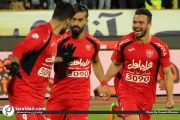 پرسپولیس- بازیکن پرسپولیس-خوشحالی  بازیکنان پرسپولیس-لیگ برتر