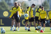 گزارش تصویری؛ تمرینات بروسیا دورتموند برای دیدار با رئال مادرید