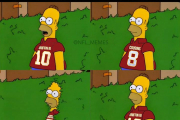 ترولها و میم های بازی Giants v Redskins همگی در یک پست.