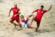 گزارش تصویری؛ پیروزی بزرگ ساحلی بازان مقابل اسپانیا