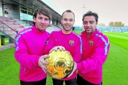 Andres Iniesta - FC Barcelona - بارسلونا - Xavi - Lionel Messi