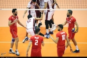 والیبال ایران-والیبال قطر-والیبال قهرمانی مردان آسیا-iran-volleyball 