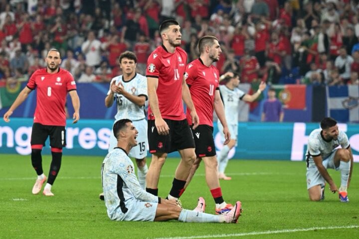 گرجستان 2-0 پرتغال یورو 2024