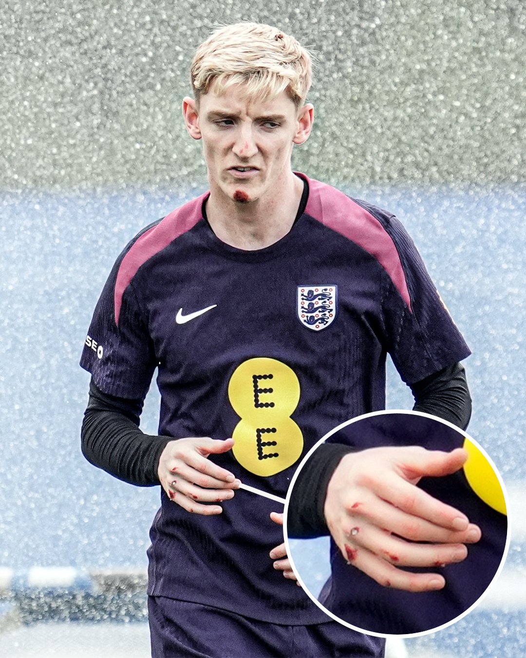 آنتونی گوردون در تیم ملی انگلیس - یورو 2024