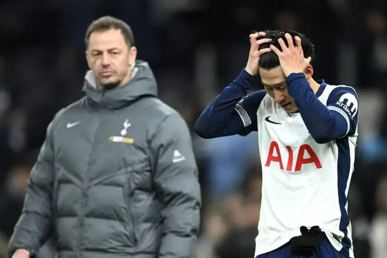 Son Heung-min Frustration after Chelsea match