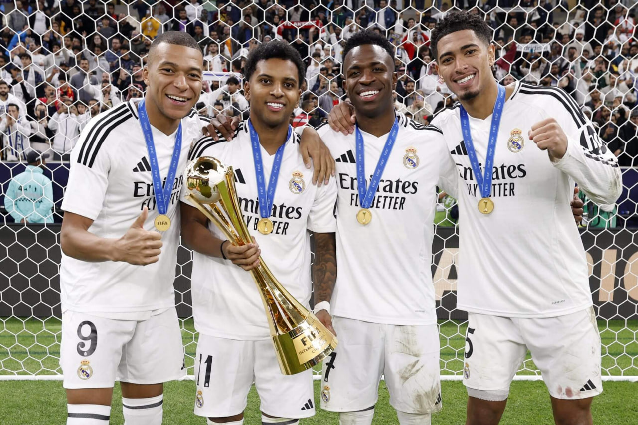 Mbappe, Rodrygo, Vinicius Junior and Bellingham